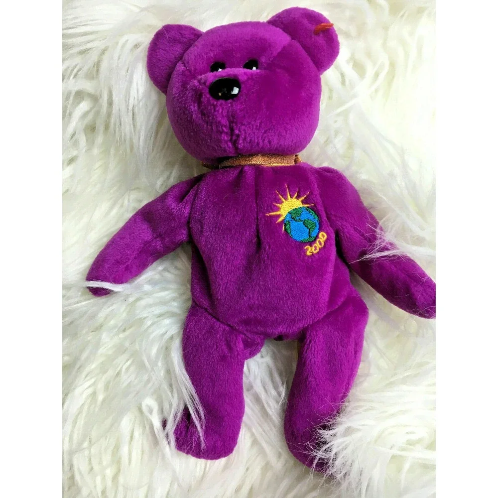 Ty Beanie‎ Babies Millennium Bear Plush Stuffed Beanie 2000